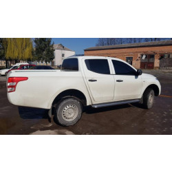 Купить Боковые пороги Premium (2 шт., нерж.) Ø60 для Fiat Fullback 2016- гг