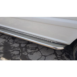 Купити Бокові пороги Premium (2 шт., нерж.) Ø60 для Nissan X-trail T31 2007-2014рр