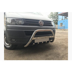 Купити Кенгурятник WT003-4 (нерж) 60 мм, без напису для Volkswagen T6