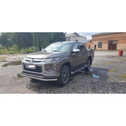 Купити Передній захист ST008 (нерж) для Fiat Fullback 2016- рр