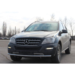 Купити Передній захист ST008 (нерж) для Mercedes ML W164
