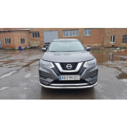 Купити Передній захист ST008 (нерж) для Nissan X-trail T32 / Rogue 2014-2021 рр