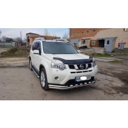 Купити Передній захист ST015 (нерж.) для Nissan X-trail T31 2007-2014рр