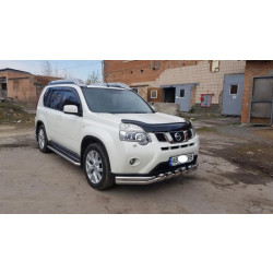 Купити Передній захист ST015 (нерж.) для Nissan X-trail T31 2007-2014рр