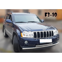Купити Передній захист ST014 (нерж.) d60/42 для Jeep Grand Cherokee WK 2004-2010рр