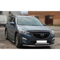Купити Передній захист ST014 (нерж.) d60/60 для Mazda CX-5 2012-2017рр