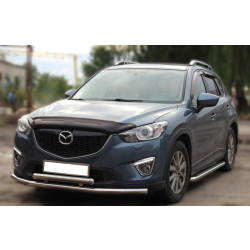 Купити Передній захист ST014 (нерж.) d60/60 для Mazda CX-5 2012-2017рр