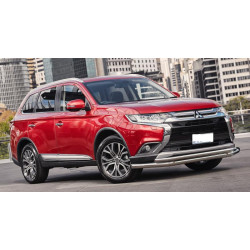 Купити Передній захист ST014 (нерж.) d60/60 для Mitsubishi Outlander 2012-2021 рр