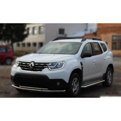 Купити Передній захист ST014 (нерж.) d60/60 для Renault Duster 2008-2017 рр