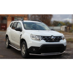 Купити Передній захист ST014 (нерж.) d60/60 для Renault Duster 2008-2017 рр
