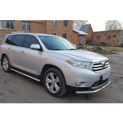 Купити Передній захист ST014 (нерж.) d60/42 для Toyota Highlander 2008-2013 рр