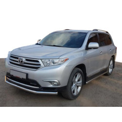 Купити Передній захист ST014 (нерж.) d60/42 для Toyota Highlander 2008-2013 рр
