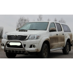Купити Кенгурятник WT003 (нерж) для Toyota Hilux 2006-2015 рр