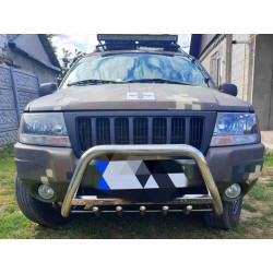 Купити Кенгурятник WT004 (нерж) для Jeep Grand Cherokee WJ 1999-2004рр