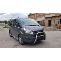 Купити Кенгурятник WT006 (нерж) для Ford Custom 2013-2022 рр