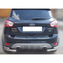 Купити Задні подвійні куточки AK003-double (2 шт., нерж) для Ford Kuga 2008-2013 рр