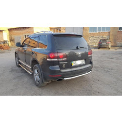 Купити Задній захист AK002 (2 шт., нерж) для Volkswagen Touareg 2002-2010 рр