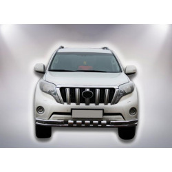 Купити Передній захист F3-31 (нерж) для Toyota Land Cruiser Prado 150