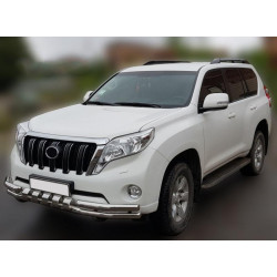 Купити Передній захист F3-31 (нерж) для Toyota Land Cruiser Prado 150