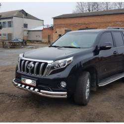 Купити Передній захист F3-31 (нерж) для Toyota Land Cruiser Prado 150