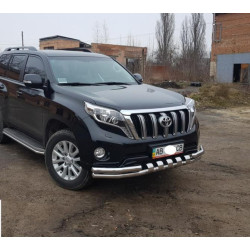 Купити Передній захист F3-31 (нерж) для Toyota Land Cruiser Prado 150