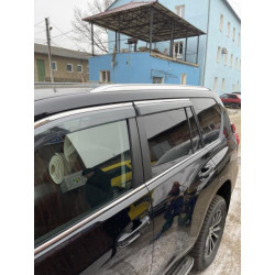 Купити Рейлінги Lexus-дизайн (2 шт, сірі) для Toyota Land Cruiser Prado 150