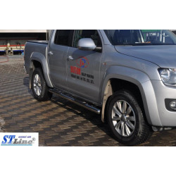 Купити Бічні труби (2 шт., нерж) 60мм для Volkswagen Amarok 2010-2022 рр