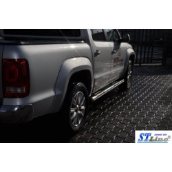Купити Бічні труби (2 шт., нерж) 60мм для Volkswagen Amarok 2010-2022 рр
