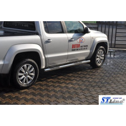 Купити Бічні труби (2 шт., нерж) 70мм для Volkswagen Amarok 2010-2022 рр