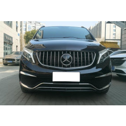 Купити Передня решітка GT Panamericana Chrome (2014-2019 для V-class) для Mercedes Vito / V-class W447 2014- рр