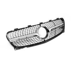 Купити Передня решітка Diamond Silver (2017-2019) для Mercedes GLA X156 рр