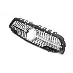 Купити Передня решітка Diamond Silver (для 2018-2022) для Mercedes A-сlass W177 2018- рр