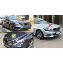 Купити Передня решітка GT Panamericana (для Avantgarde і AMG-Line, 2013-2016) для Mercedes E-сlass W212 рр