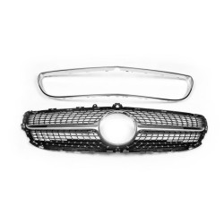 Купити Передня решітка з рамкою 2014-2018 (Diamond Silver) для Mercedes CLS C218 рр