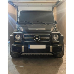 Купити Захист переднього бампера (нержавійка) для Mercedes G сlass W463 1990-2018рр