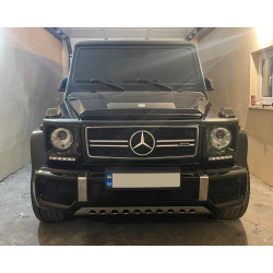 Купити Захист переднього бампера (нержавійка) для Mercedes G сlass W463 1990-2018рр