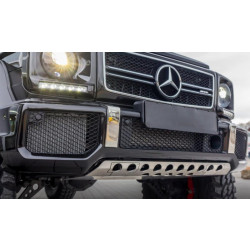 Купити Захист переднього бампера (нержавійка) для Mercedes G сlass W463 1990-2018рр