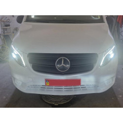 Купить Передние LED фары (V-class дизайн 2 шт) для Mercedes Vito/V-class W447 2014- гг
