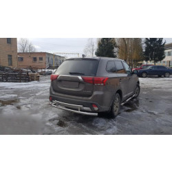 Купити Задня дуга AK004-2 (нерж) для Mitsubishi Outlander 2012-2021 рр