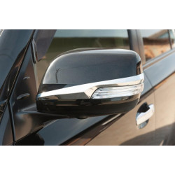 Купити Смужки на дзеркала (2 шт, хром) для Toyota Land Cruiser Prado 150