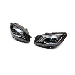 Купить Рестайлинг передние фары с блоками (OEM) для Mercedes S-сlass W222
