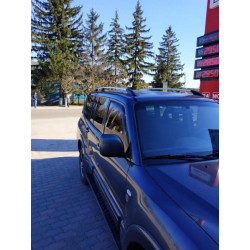 Купити Рейлінги Хром турецький дизайн (2 шт) для Mitsubishi Pajero Wagon IV