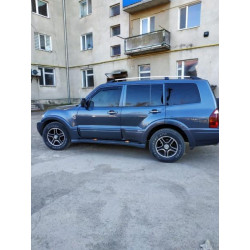 Купити Рейлінги Хром турецький дизайн (2 шт) для Mitsubishi Pajero Wagon IV