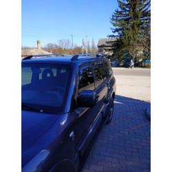 Купити Рейлінги Хром турецький дизайн (2 шт) для Mitsubishi Pajero Wagon IV