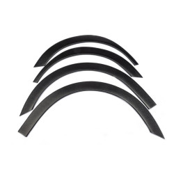 Купити Накладки на арки (4 шт, чорні) XTR, 2 бокові двері, пластик для Peugeot Partner Tepee 2008-2018 рр