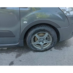 Купити Накладки на арки (4 шт, чорні) XTR, 2 бокові двері, пластик для Peugeot Partner Tepee 2008-2018 рр