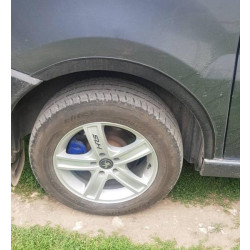 Купить Накладки на арки (4 шт, черные) 2 боковые двери, Металл для Peugeot Partner Tepee 2008-2018 гг