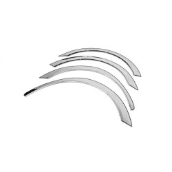 Купить Накладки на арки (4 шт, нерж) 2 боковые двери, нержавейка для Peugeot Partner Tepee 2008-2018 гг