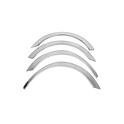 Купить Накладки на арки (4 шт, нерж) XTR, 2 боковые двери, нержавейка для Peugeot Partner Tepee 2008-2018 гг