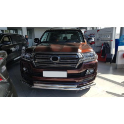 Купити Передня дуга ST014 (2015-2025, нерж.) 60мм на 42мм для Toyota Land Cruiser 200